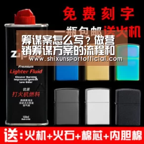 筹谋案怎么写?做营销筹谋方案的流程和技巧_AG官网(图1) AG官网